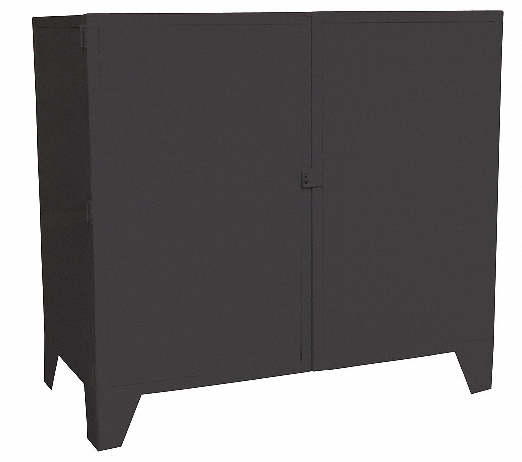 JAMCO Heavy Duty Storage Black, 54 in H X 72 in W X 36 in D, Assembled 18H016MH472BL