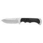 FIXED BLADE KNIFE,4 IN L,BLACK,SHEA
