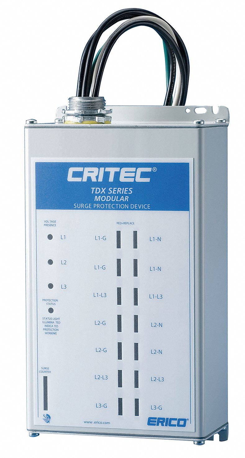 NVENT ERICO Surge Protection Device, Phase Single, Voltage 120/240V AC