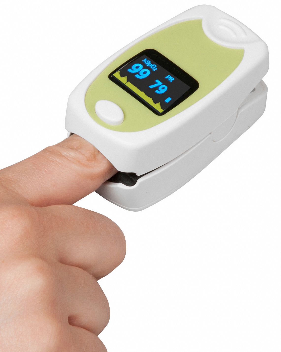 HEALTHSMART Pulse Oximeter, Fingertip, Display Type 2Color Digital