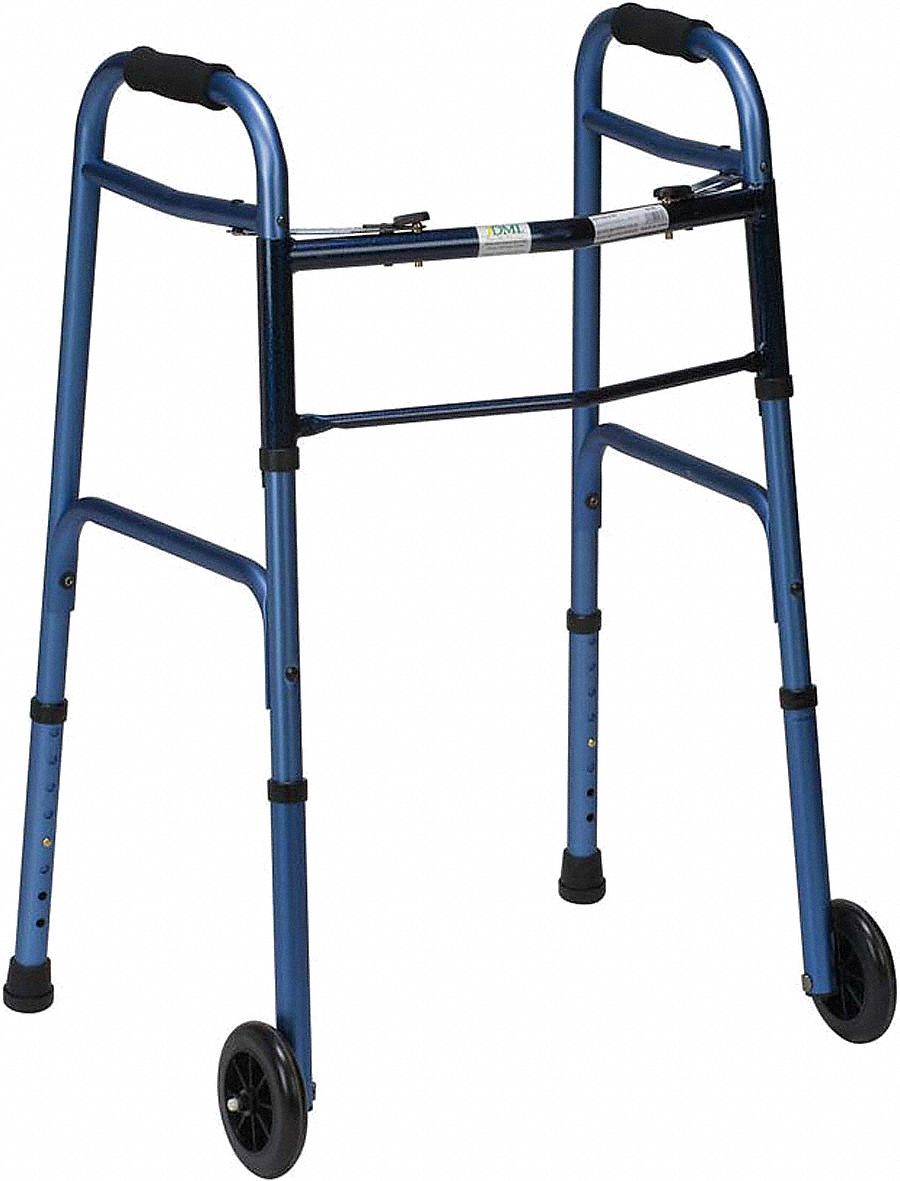 DMI Adult Walker, 32 to 38 in Height, Blue/Blue Ice 18L0255001045