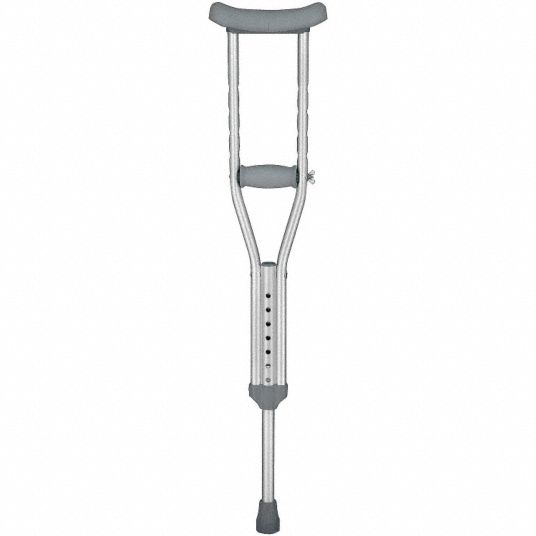 DMI Crutches for Adult with 62 in to 70 in Height Range and 250 lb