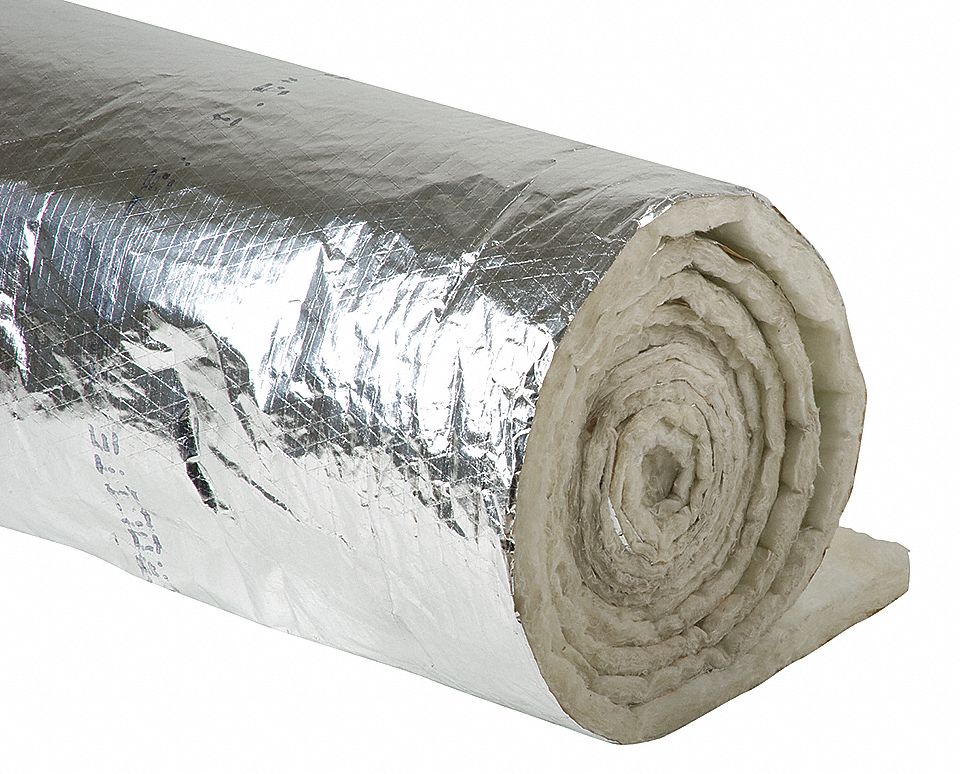 DUCT INSULATION,1-1/2IN X 48IN X 25FT