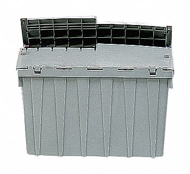 DISTRIBUTION CONTAINER,GRAY,15X13X2