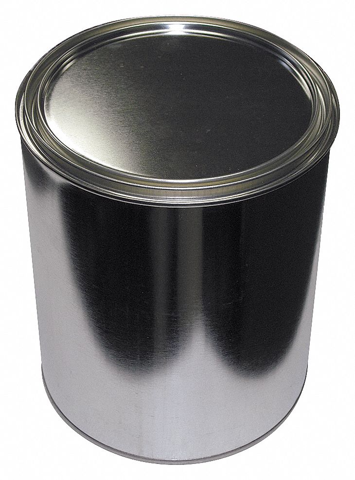 PAINT CAN, 1 GALON, ROUND, UNLINED, 6⅝ IN OVERALL DIAMETER, 6¾ IN W, 7¾ IN H