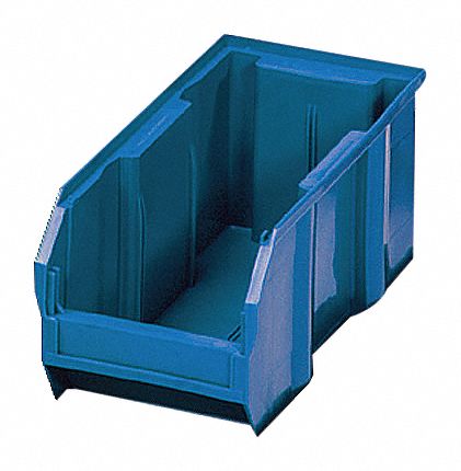 STACK/HANG BIN,18L X 16-1/2W,BLUE