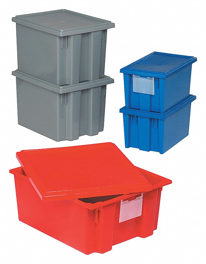 TOTE BOXLID,14-1/2L X 17L X GRAY