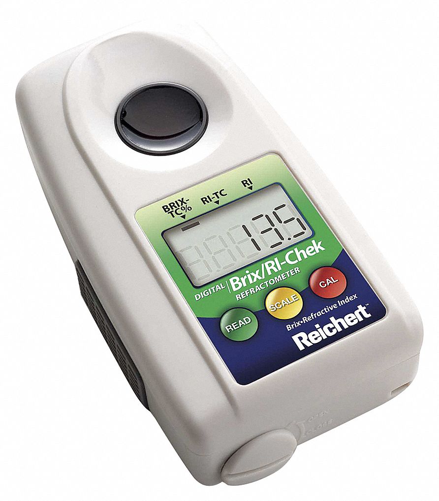 REFRACTOMETER,RANGE 0.0-62.0 PERCEN