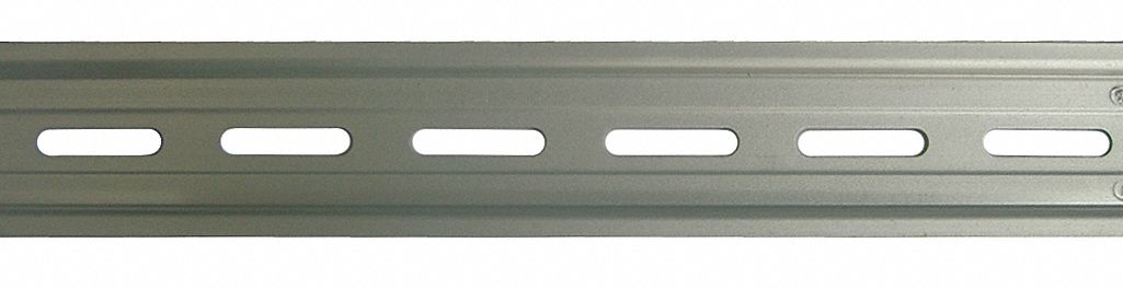 DIN Mounting Track,Aluminum,Length 2 Ft 18Z760 190735394151 eBay