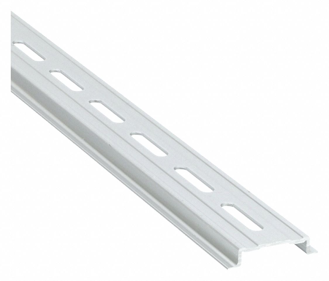 MOUNTING TRACK, DIN RAIL MOUNTING, ALUMINUM, 35 MM W, 610 MM L