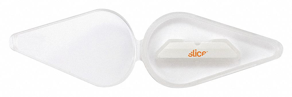 SAFETY BLADE, 1 5/16 IN BLADE L, 1/4 IN BLADE W, 0.046875 IN BLADE THICK, CERAMIC, 4 PK