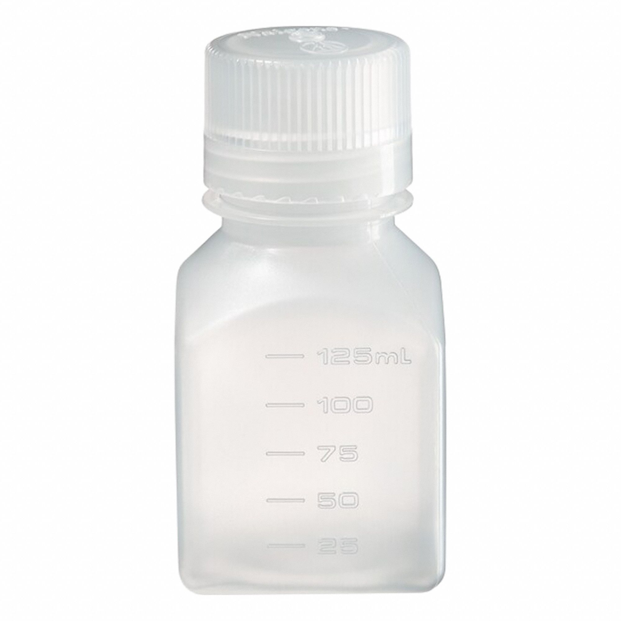 Graduated Laboratory Bottle, 125 mL, PK72