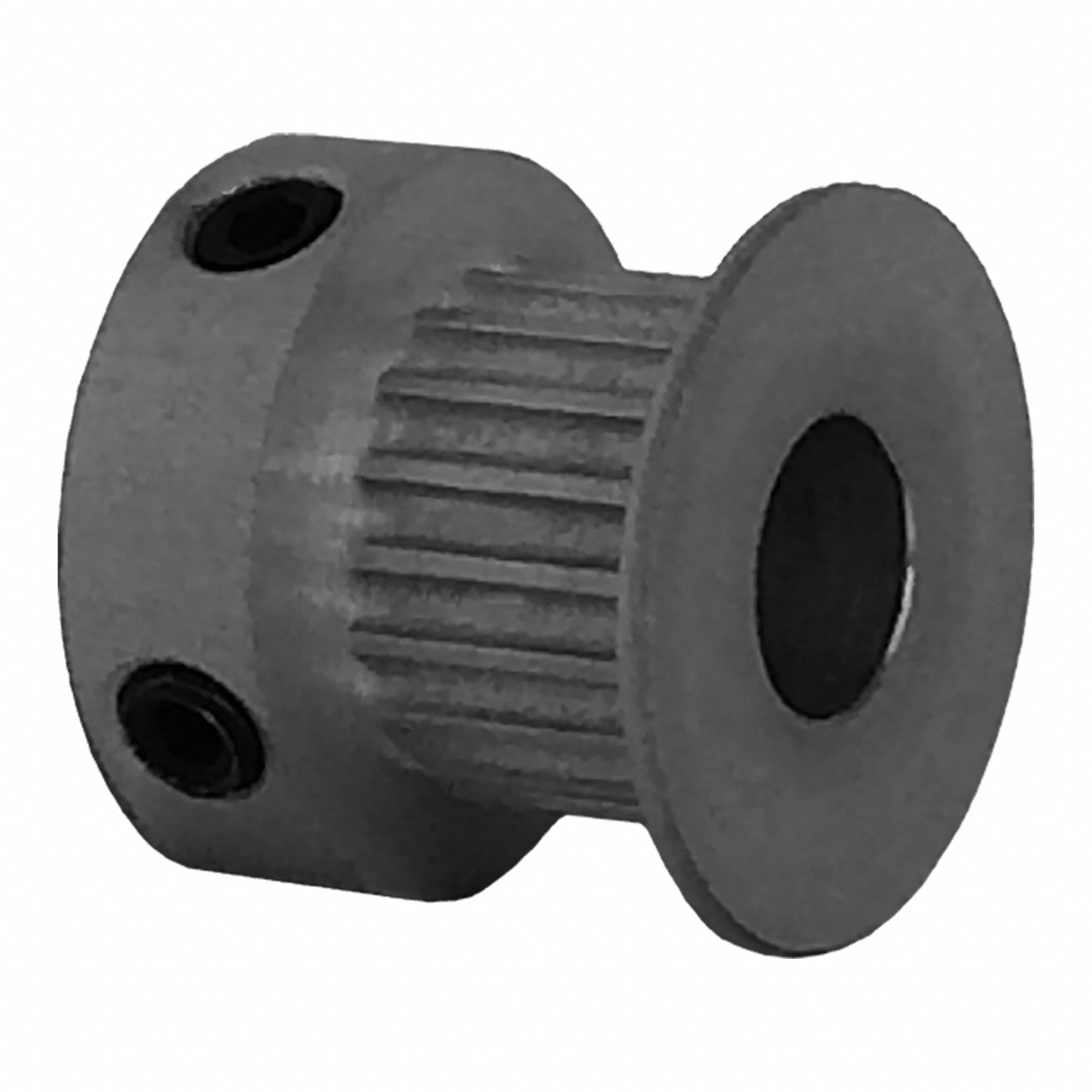 Dayton Timing Pulley: Modified Curvilinear, Fixed, For GT Timing Belt Section - GT Section Fixed-Bore Timing Pulleys with Hub