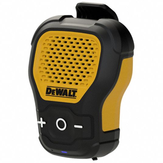 DEWALT, Type C, 4 ft Cable Lg, Wearable Bluetooth Speaker 798J36190