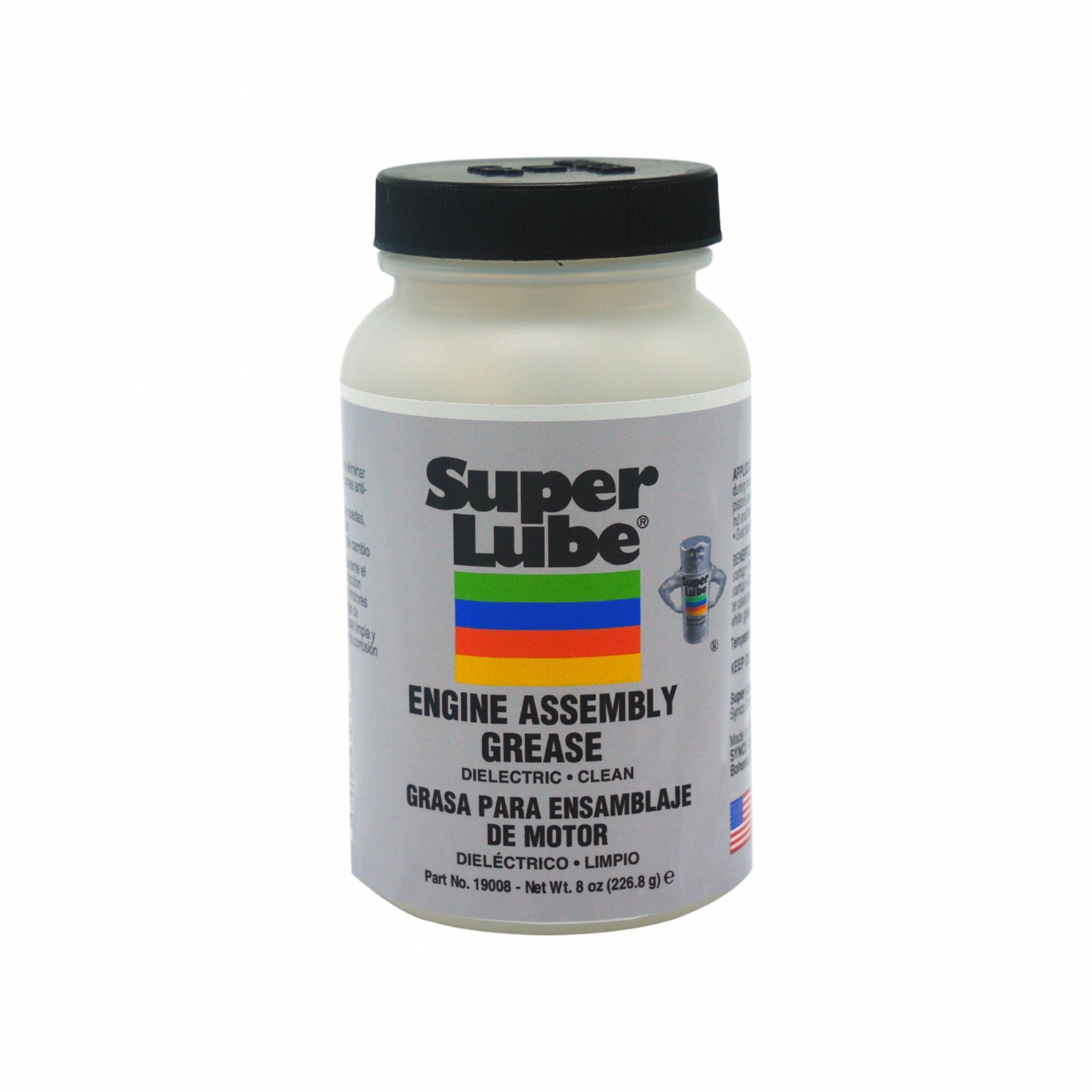 SUPER LUBE, Bottle, 8 oz Container Size, Engine Assembly Grease ...