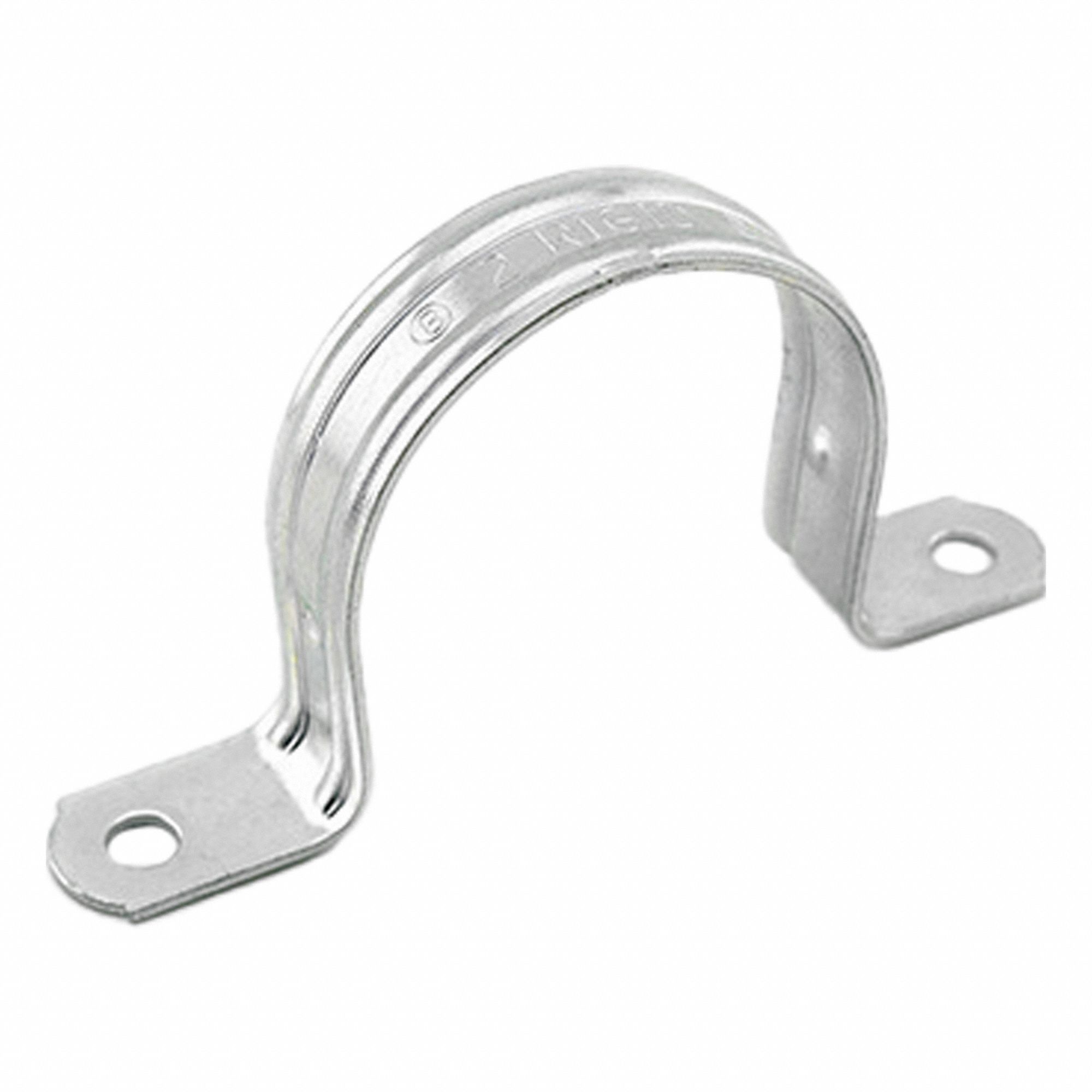 Pipe Strap, Steel, Zinc Plated