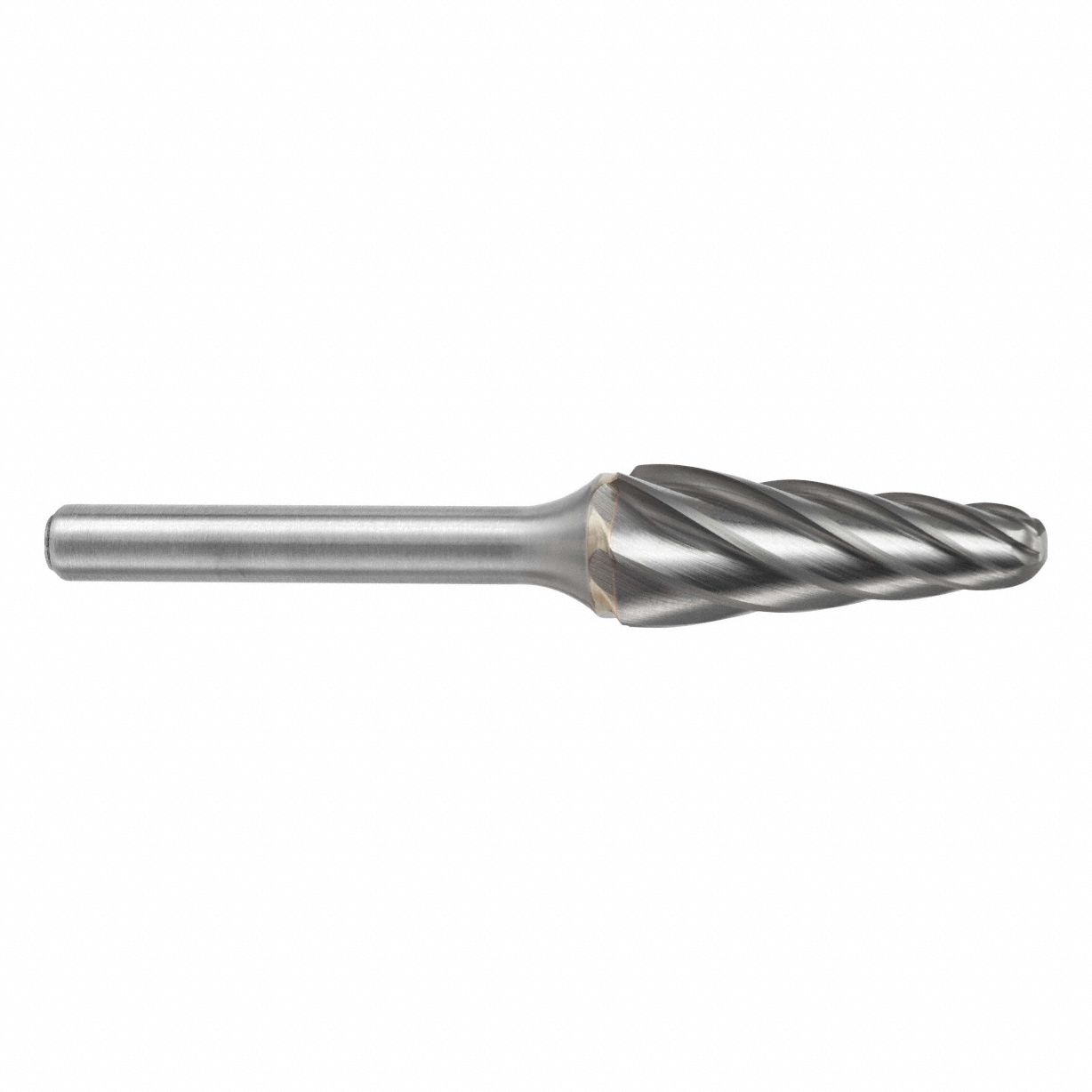 Carbide Bur, 3/8" dia., 1/4" Shank, SL3Nf