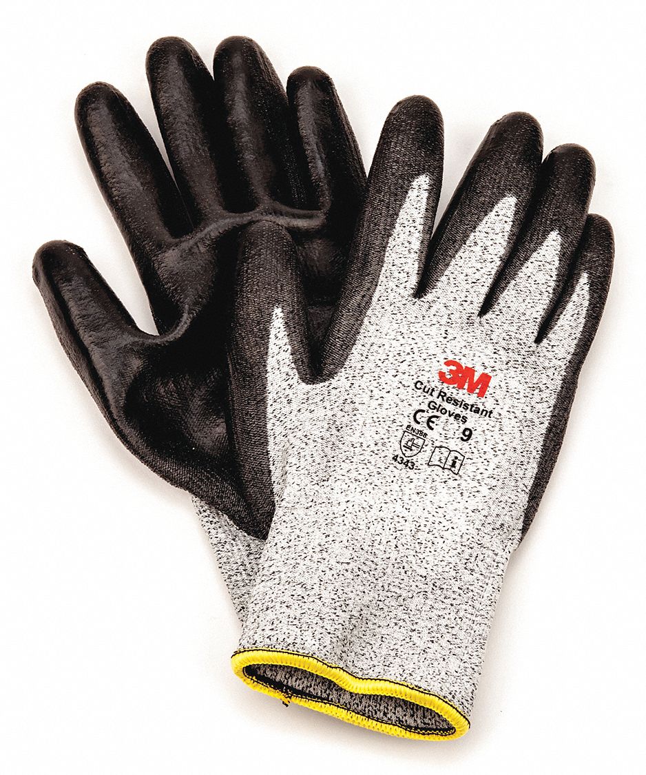 Comfort Grip Glove, Cut Resistant, M, PK72
