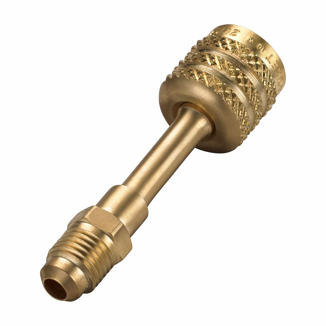 Adapter: 3 1/2 in Lg, Input 1/4 in Female Flare Left-Hand, A2L Compatible