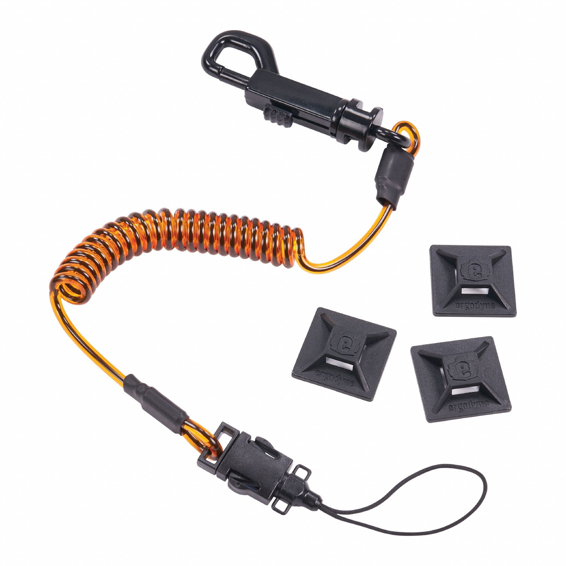 Tool Lanyard Blk/Orng 2 lb Cap.