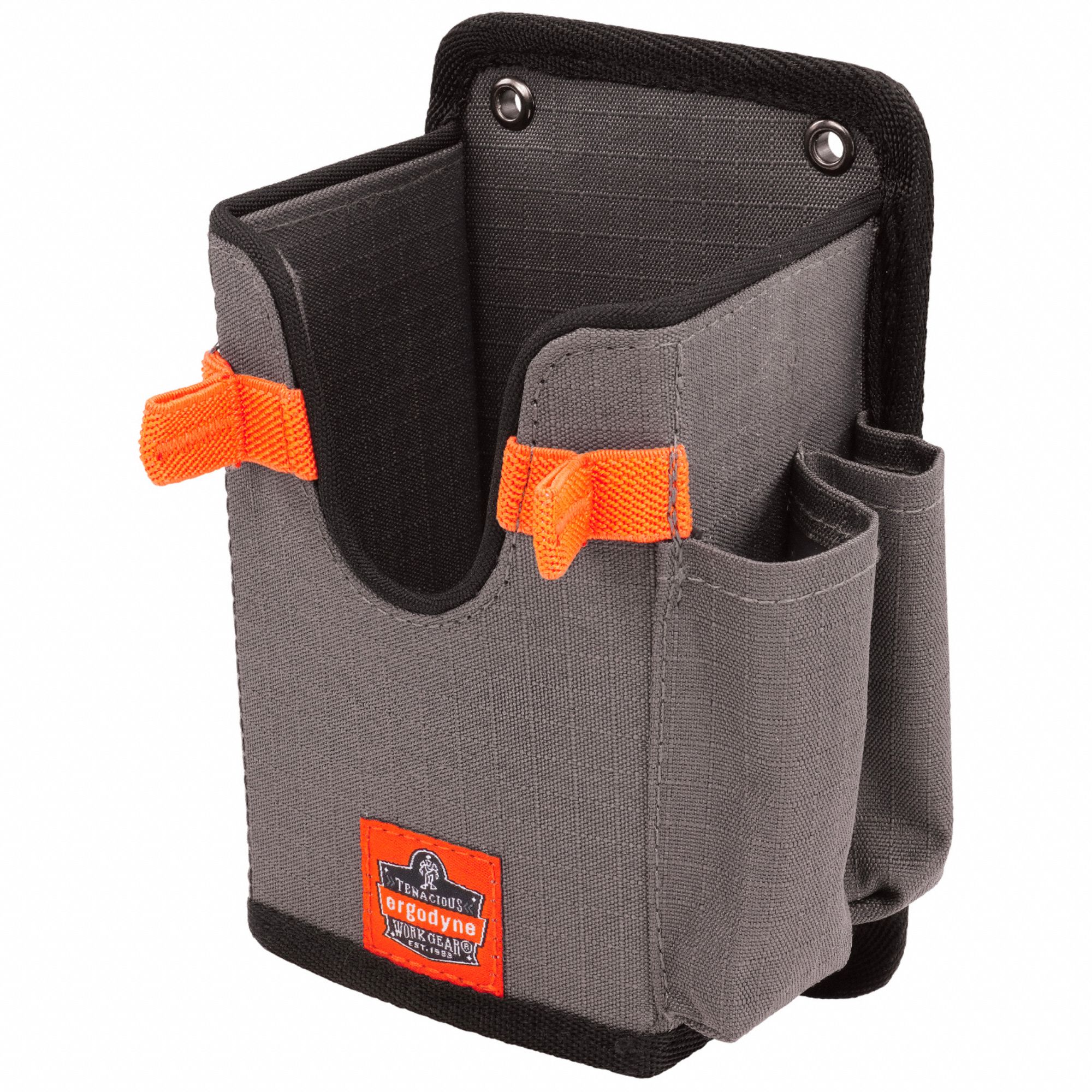 BODY BELT, GREY, L, BUCKLE TYPE FASTENER STRAPS, PEN POCKET, POLYESTER