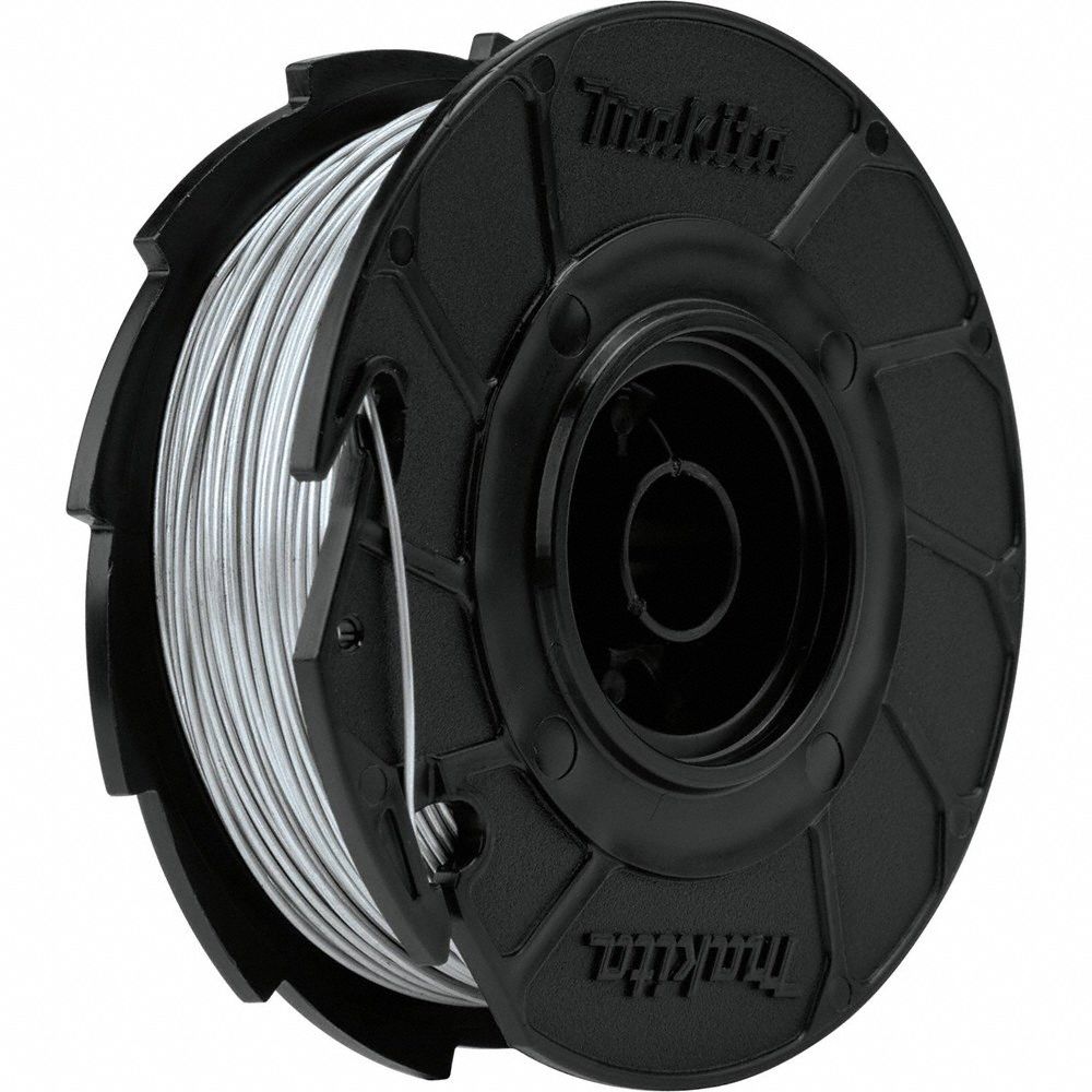 Rebar Tie Wire: 21 ga, 328 ft Coil Lg, Steel, 3 Wraps Per Tie, Globally Sourced, 50 PK