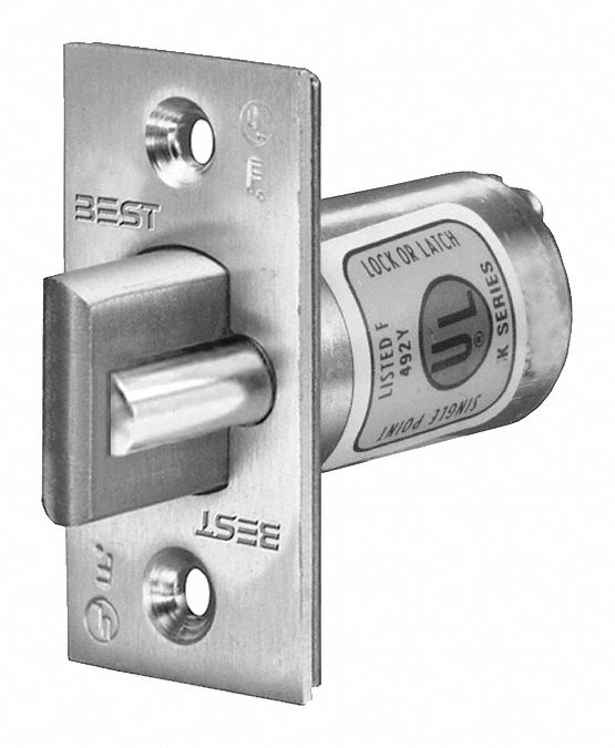 BEST, Chrome, Lockset Latch 191FF77KCL2626 Grainger