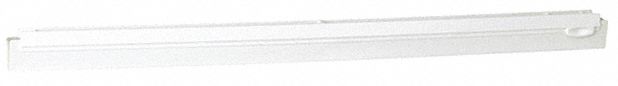 REPLACEMENT SQUEEGEE BLADE, STRAIGHT/DOUBLE, WHITE, 28 IN W, RUBBER