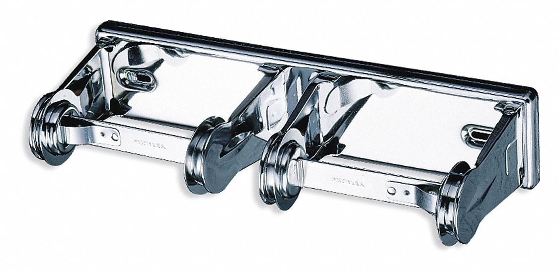 Dspnsr, Lockng Toilet Tssue, Doubl Rll, Chr