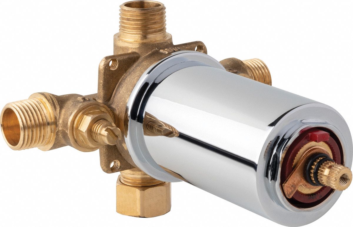 Shower Valve: Universal, Compatible Product Type Universal, 5 1/4 in Overall Lg