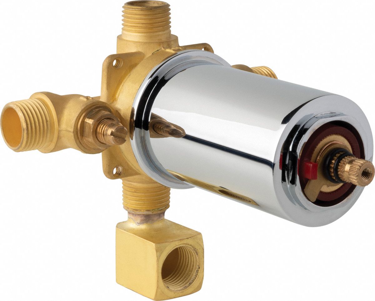 Shower Valve: Universal, Compatible Product Type Universal, 5 1/4 in Overall Lg