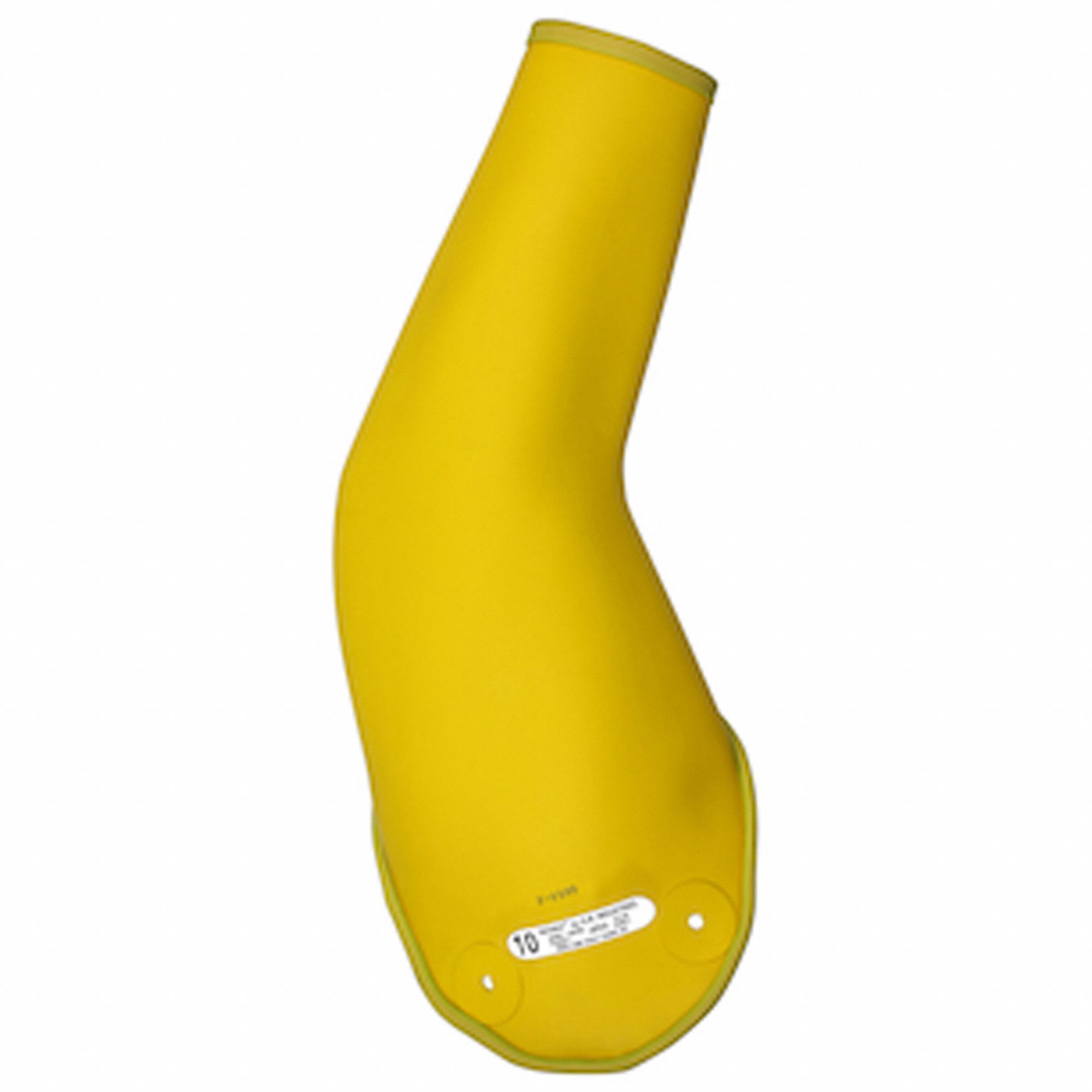 Rubber Insulating Sleeve: 7, 500V AC, 26 1/2 in Sleeve Lg, Yellow, Curved Dipped Sleeve, NOVAX, 1 PR