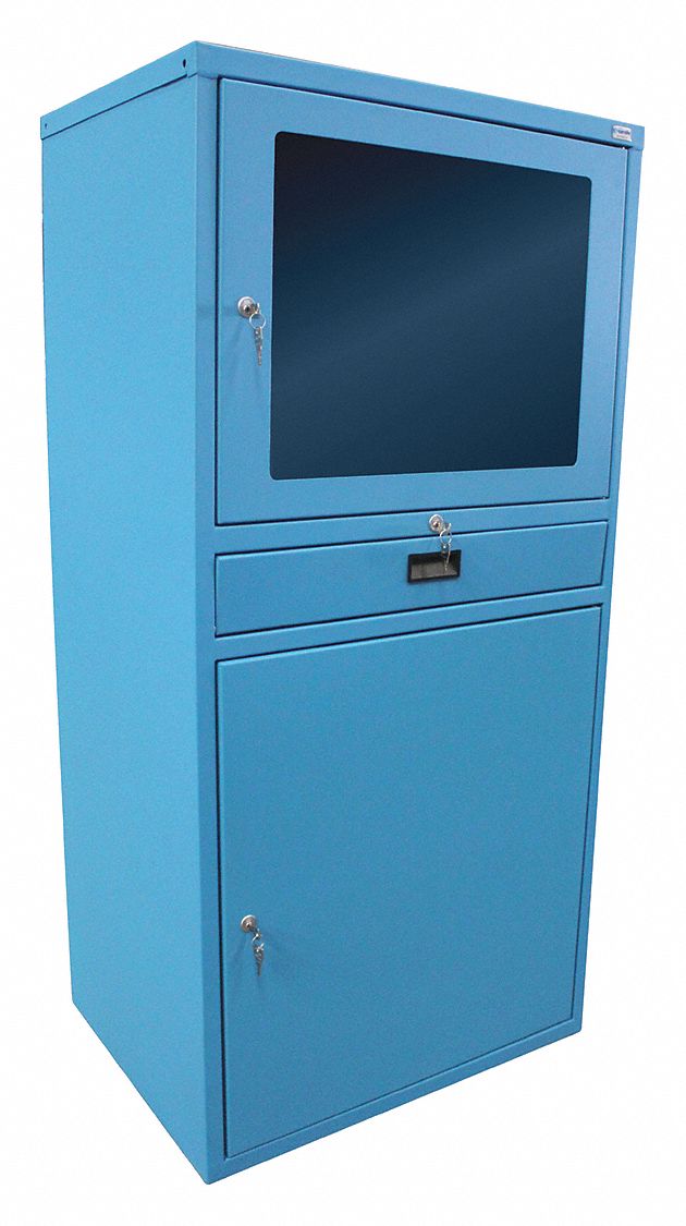 SARRALLE Gabinete para Computadora Azul 28-1/2