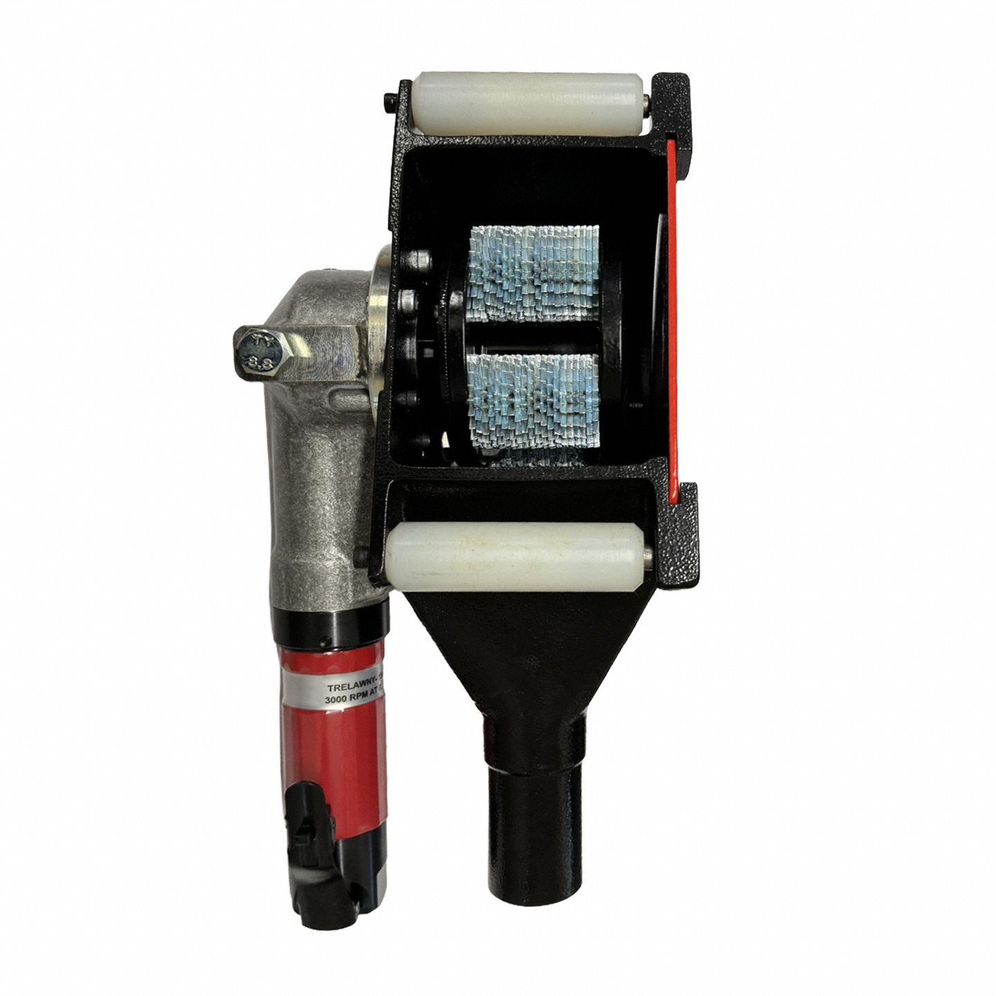 Pneumatic Hand-Held Scarifier: 2 in Cleaning Area, Includes Dust Shroud, 3 hp, 1 Pieces