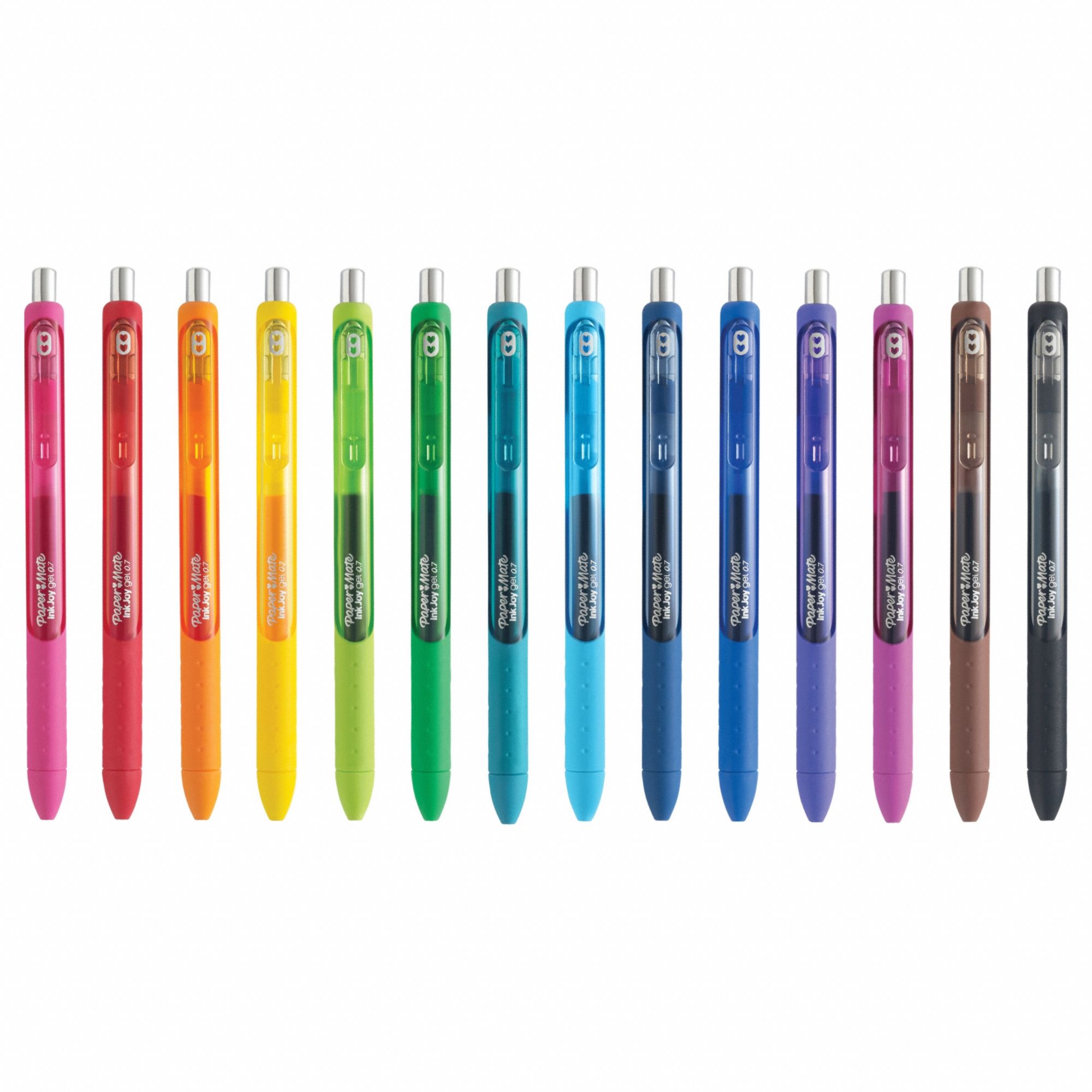 Pen: InkJoy, Assorted, 0.7 mm, Retractable, Assorted, Plastic, Cushion Included, 14 PK