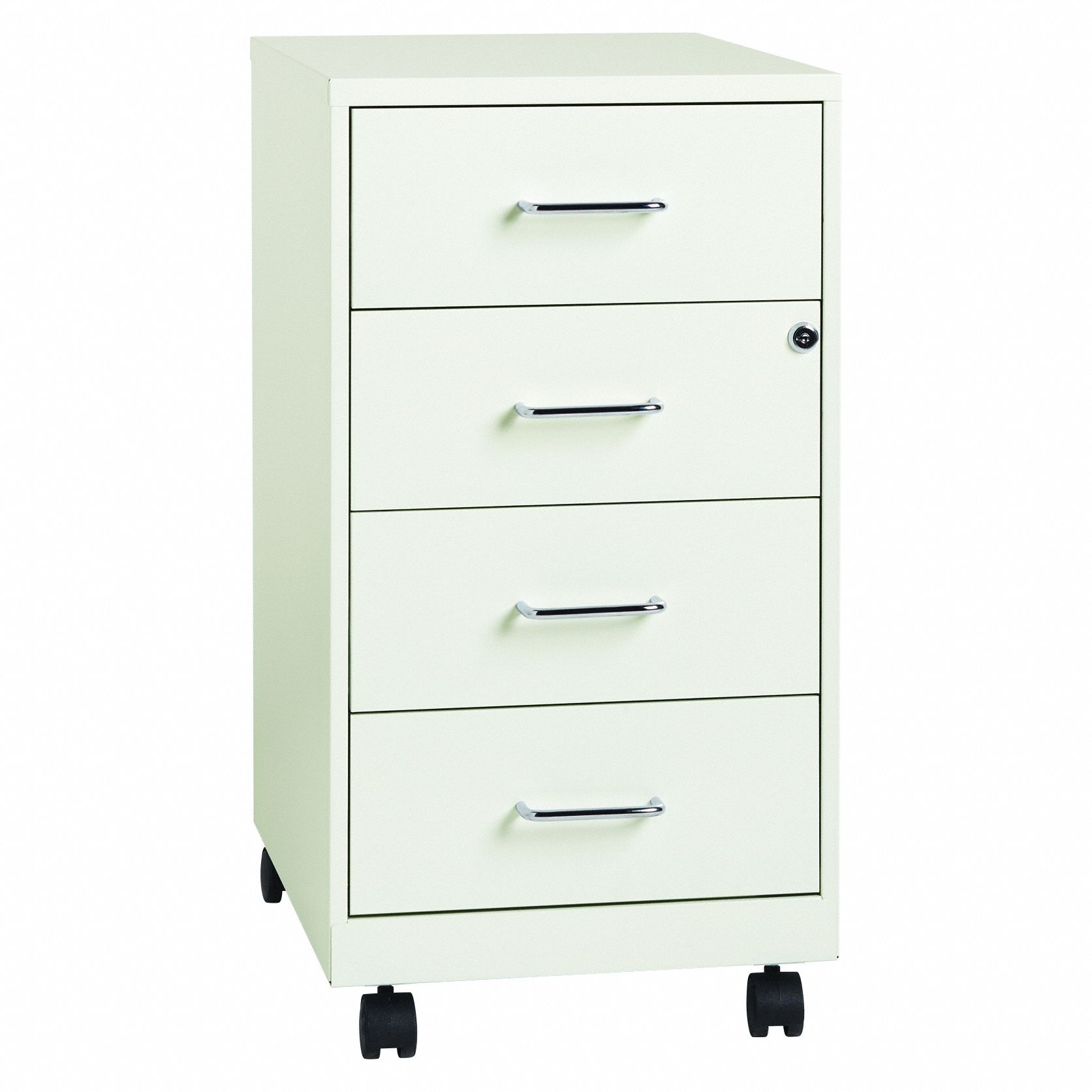 VERTICAL FILE CABINET 18 4DR CSTR PRLWHT