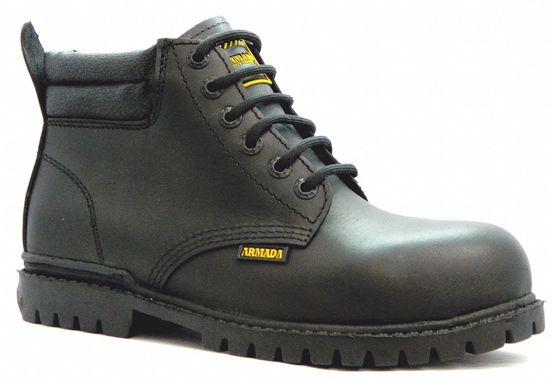 ARMADA Botines de Seguridad con puntera de Acero Negro Talla 24