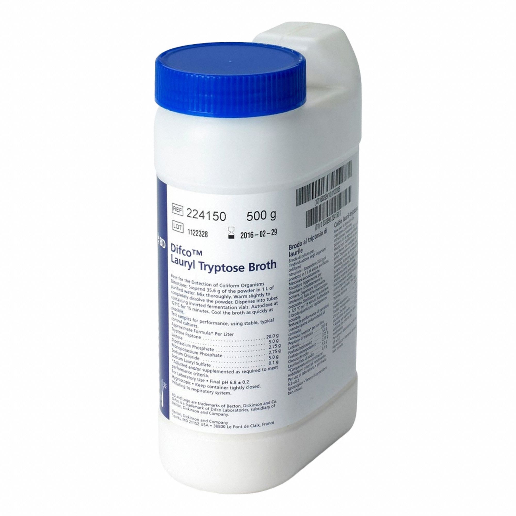 Lauryl Tryptose Broth 500 g