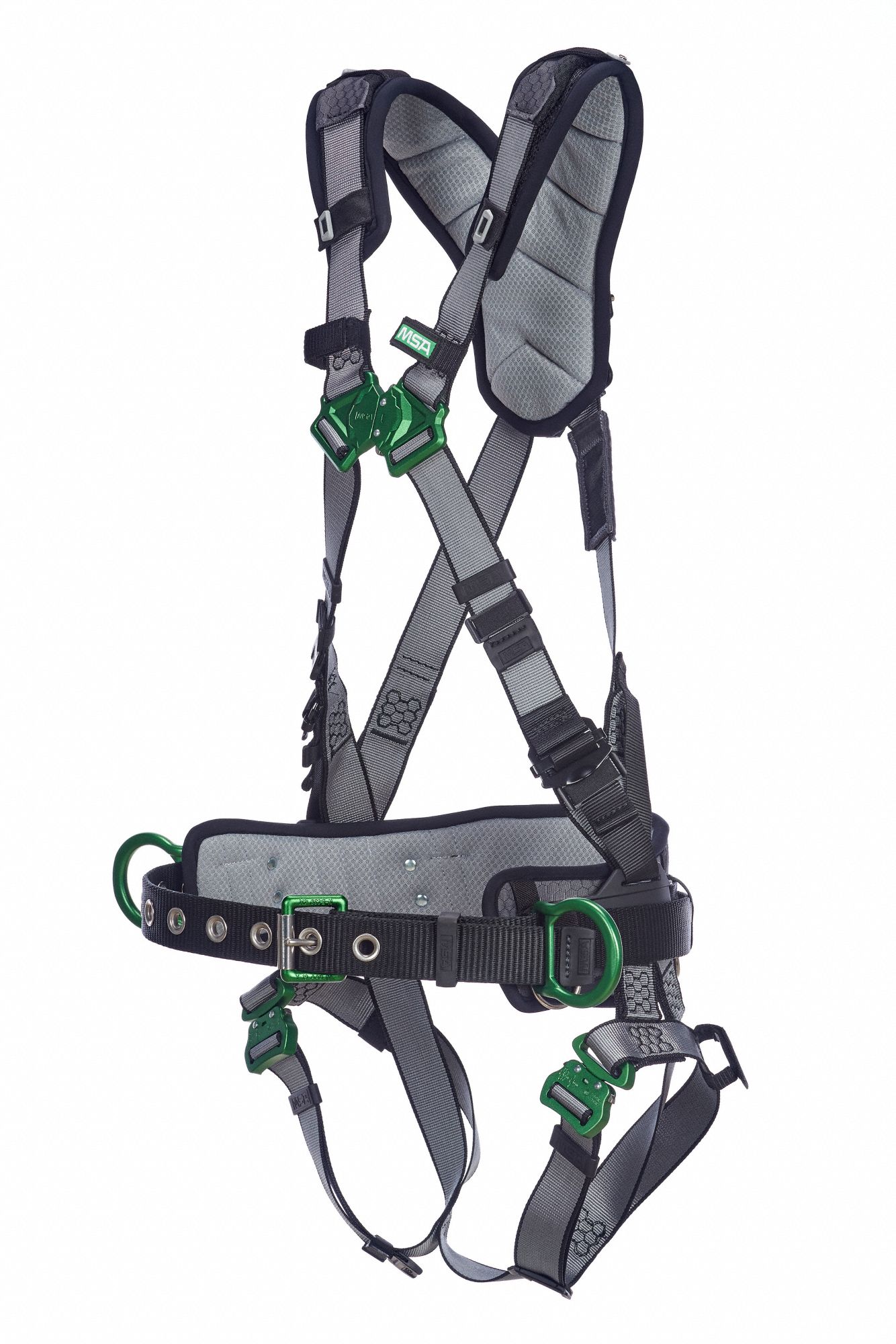 Msa Full Body Harness: Positioning, Vest Harness, Back Hips, With Belt 