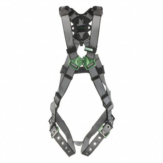 MSA, Vest Harness, Quick-Connect / Tongue, Full Body Harness - 197DH5 ...