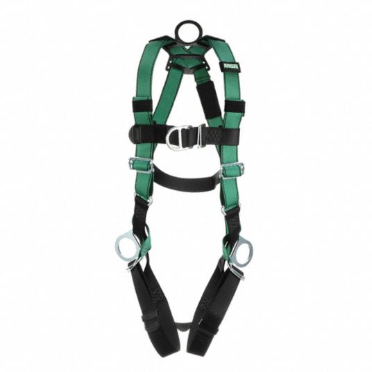 MSA, Vest, Quick-Connect / Quick-Connect Buckles, Full Body Harness ...