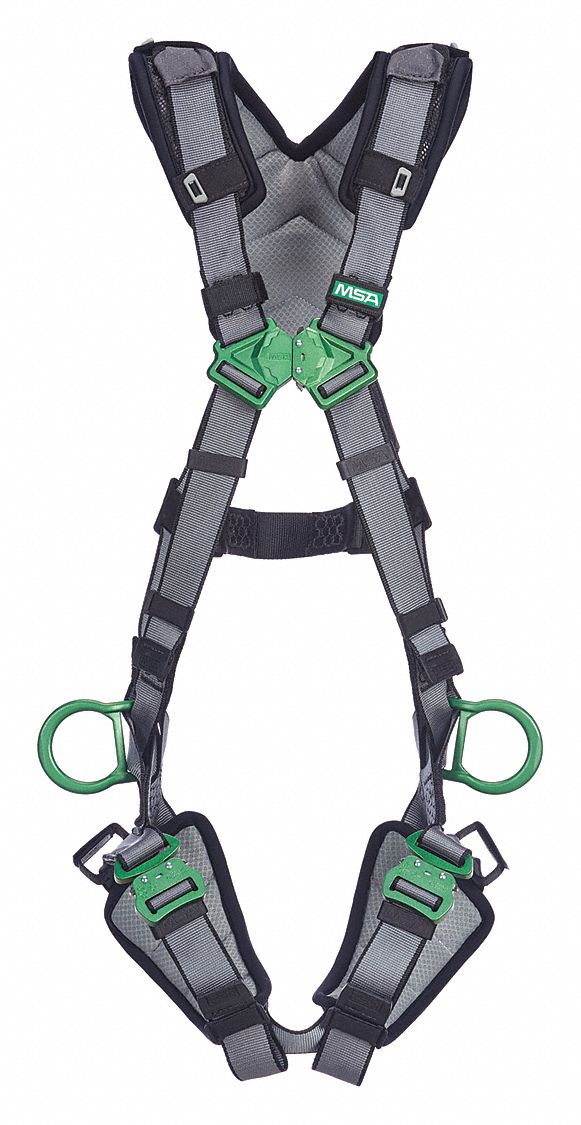 FULL BODY HARNESS, POSITIONING, VEST, QUICK-CONNECT, MATING, 2XL, OSHA, 400 LB CAPACITY