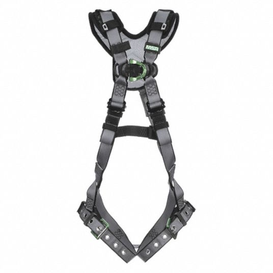 MSA, Vest Harness, Quick-Connect / Tongue, Full Body Harness - 197DV6 ...