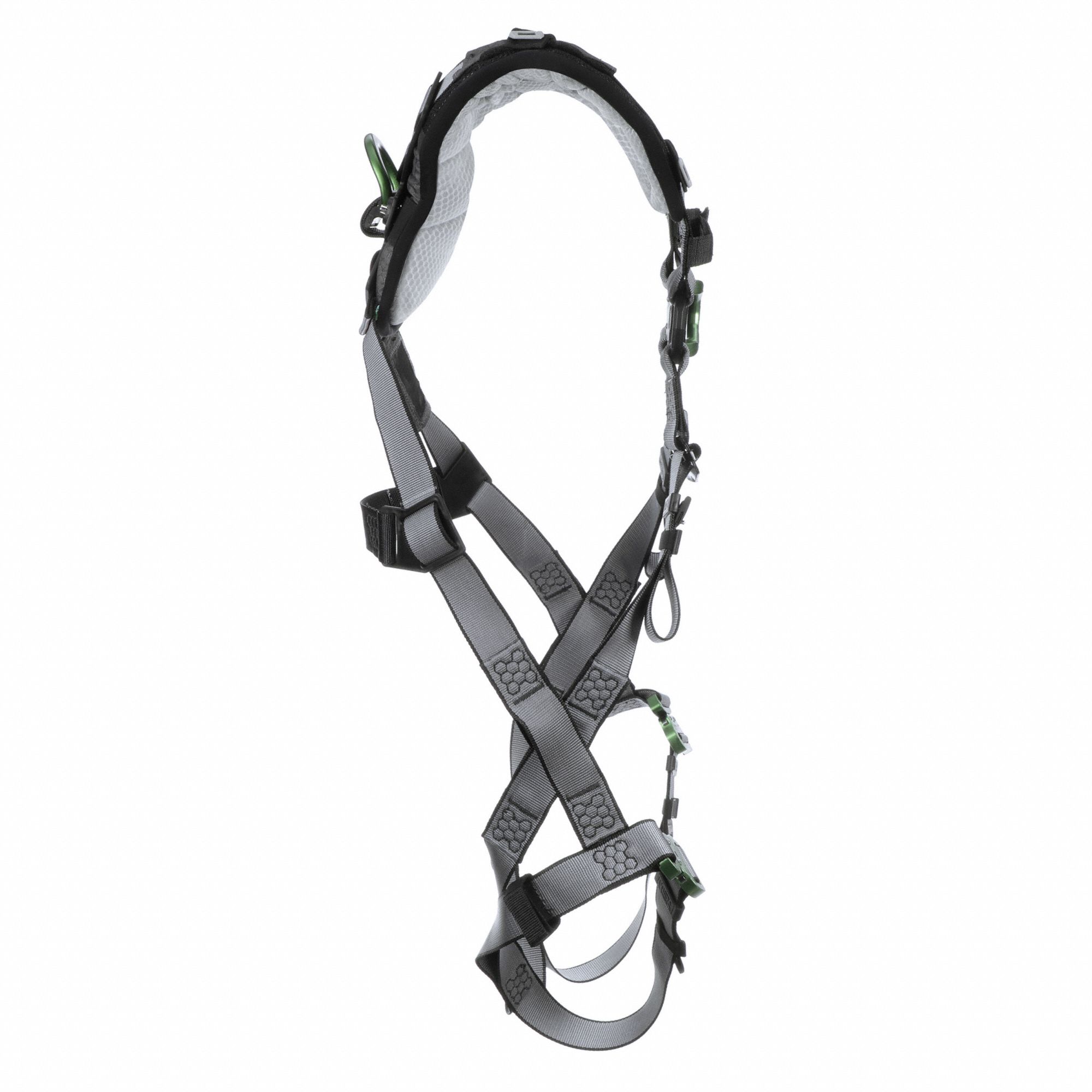 MSA Full Body Harness Climbing, Vest Harness, Back/Chest, Stainless