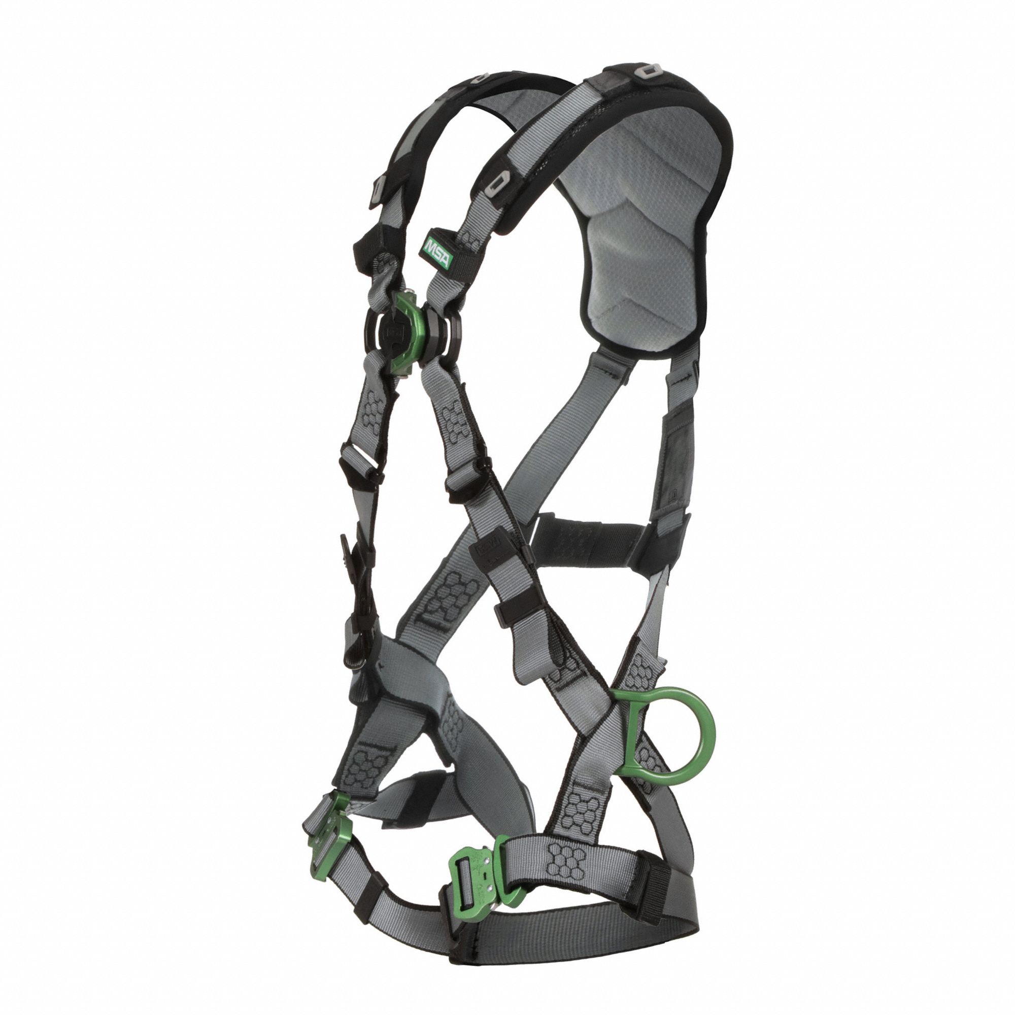MSA Full Body Harness Climbing/Positioning, Vest Harness, Back/Chest