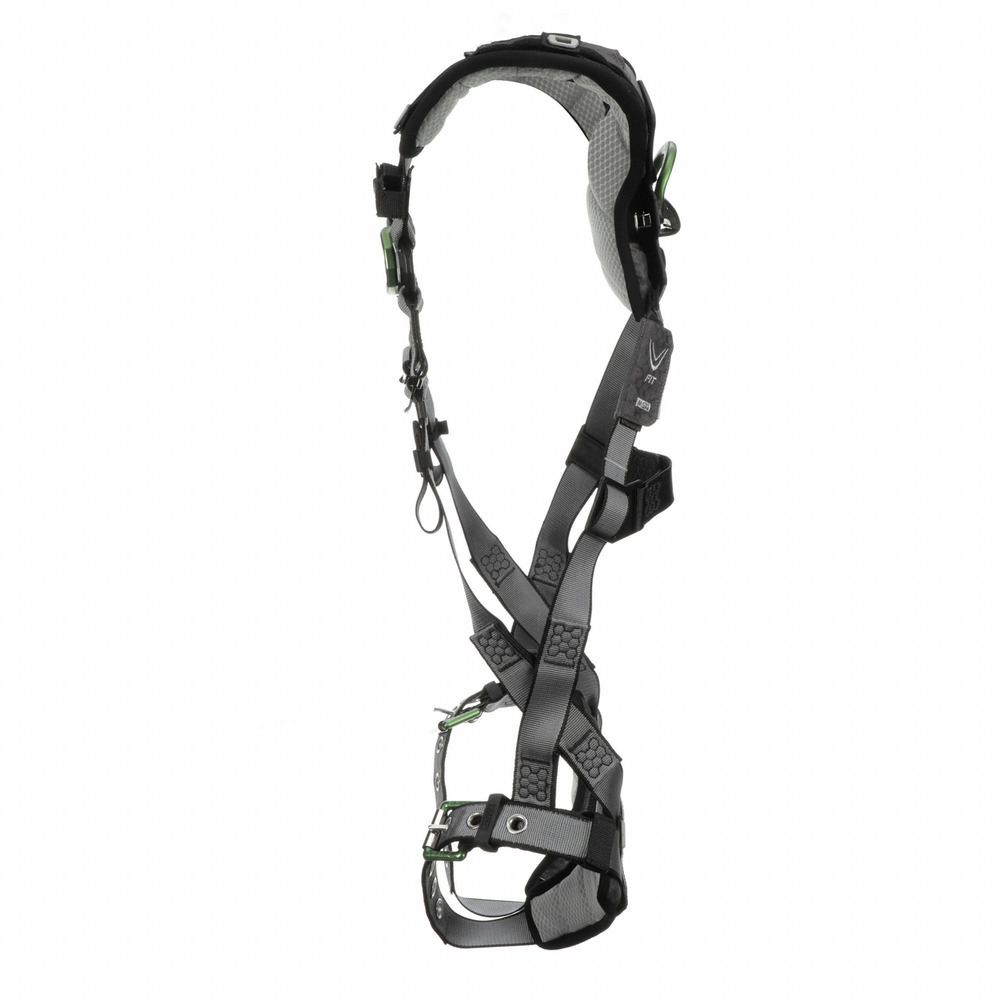 MSA Full Body Harness Climbing, Vest Harness, Back/Chest, Stainless