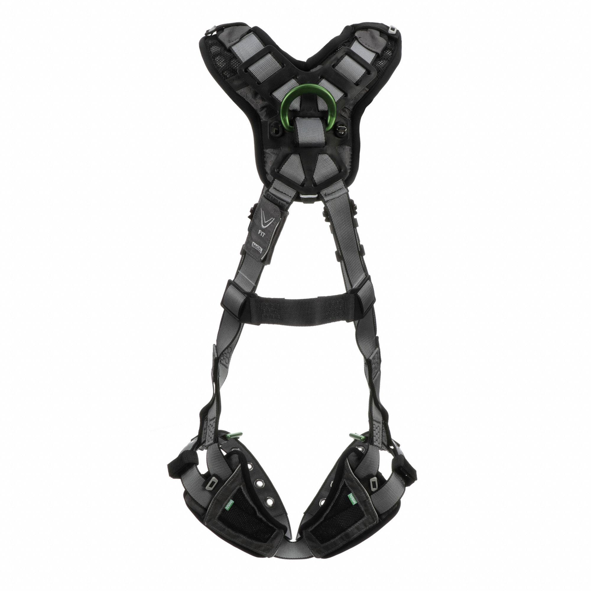 MSA Full Body Harness Climbing, Vest Harness, Back/Chest, Stainless