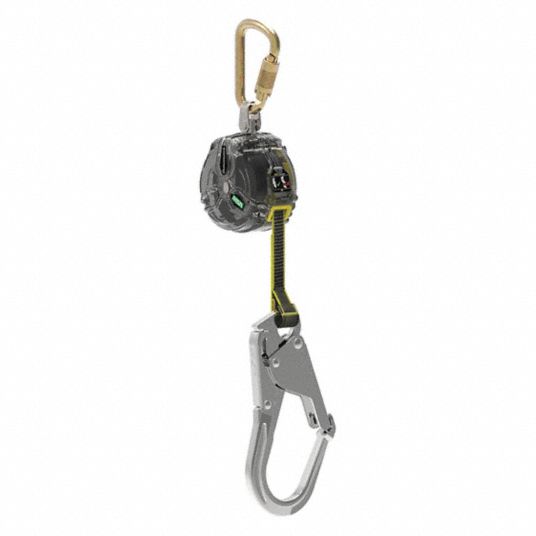 MSA, Stainless Steel Snap Hook Anchor, Harness Aluminum Carabiner, Self ...