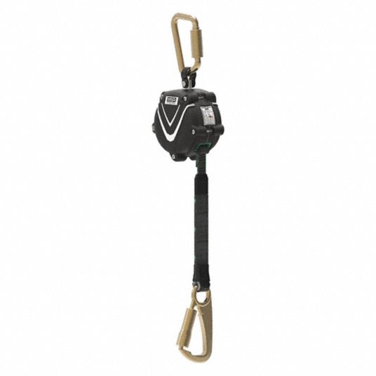 MSA, 2 1/2 inStainless Steel Carabiner Anchor, Harness Steel Snap Hook ...