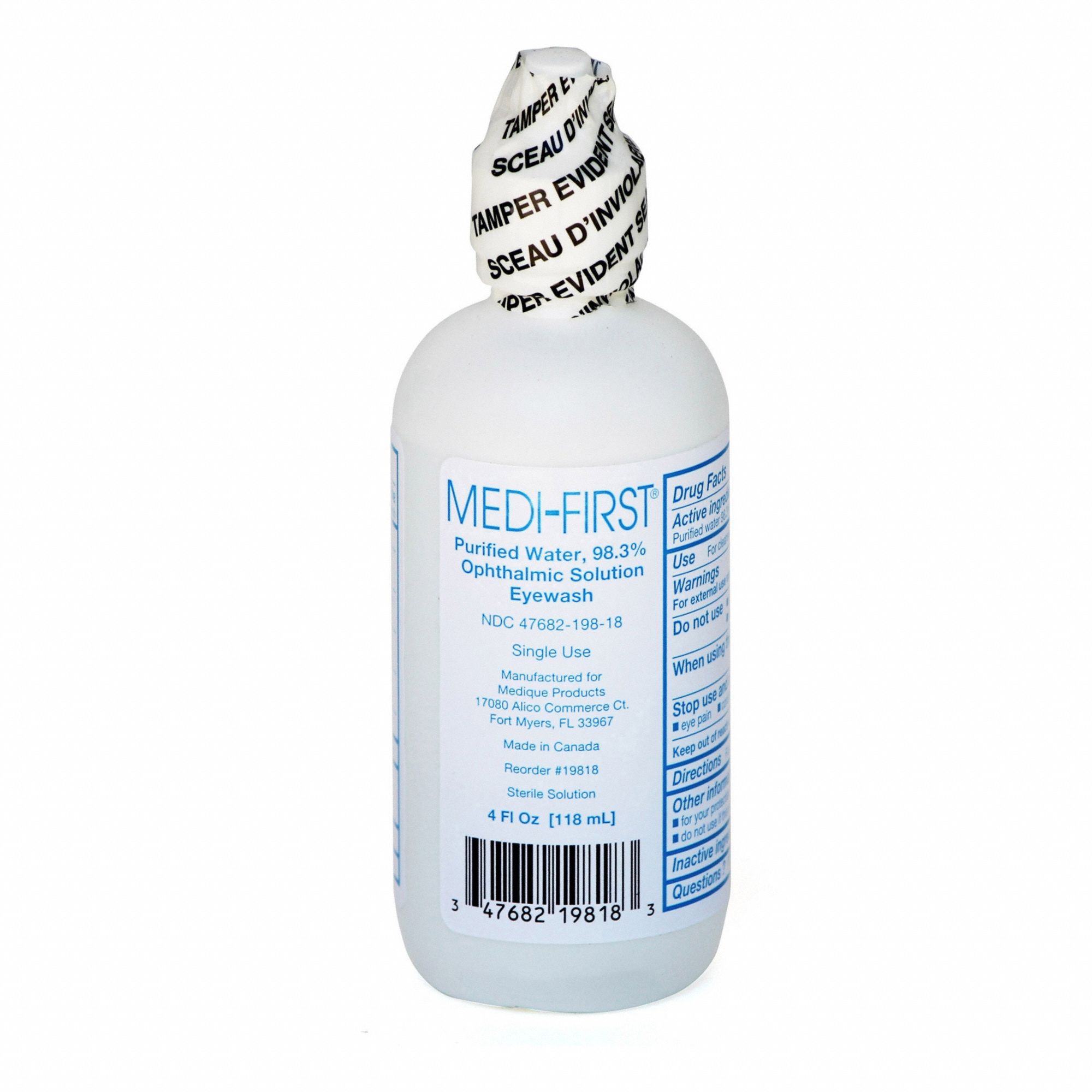 First Aid Eye Wash Bottle